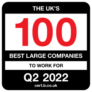 East Coast College is among the 100 Best Large Companies to Work For in the UK.